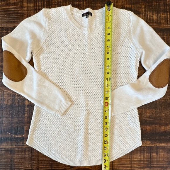 Lety & Me Josey Elbow Patch Sweater- EUC - Picture 4 of 10